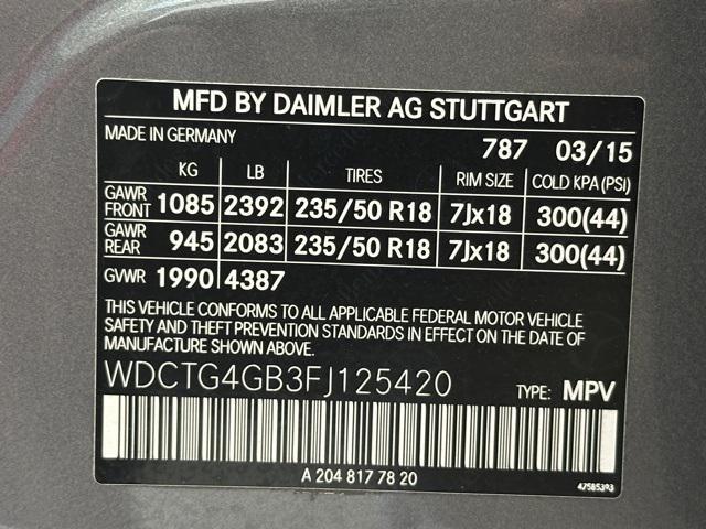 used 2015 Mercedes-Benz GLA-Class car, priced at $12,459