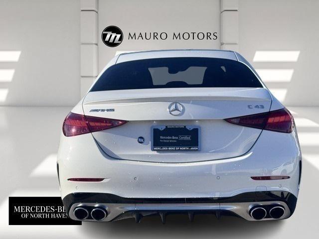 used 2023 Mercedes-Benz AMG C 43 car, priced at $55,995