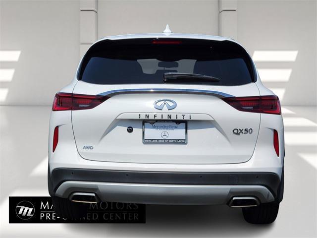 used 2022 INFINITI QX50 car, priced at $27,799
