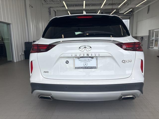 used 2022 INFINITI QX50 car, priced at $27,799
