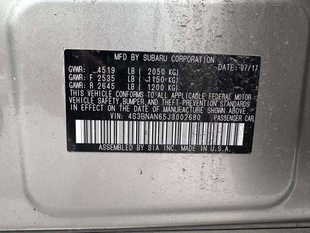 used 2018 Subaru Legacy car, priced at $17,499