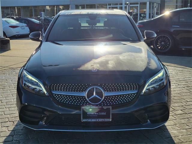 used 2021 Mercedes-Benz C-Class car, priced at $34,997