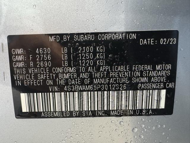 used 2023 Subaru Legacy car, priced at $23,994