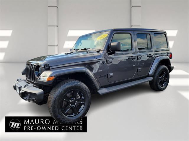 used 2021 Jeep Wrangler Unlimited car, priced at $35,549