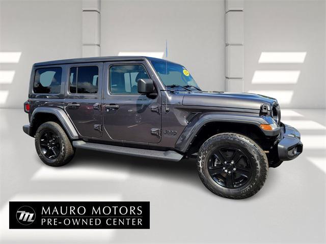 used 2021 Jeep Wrangler Unlimited car, priced at $35,549