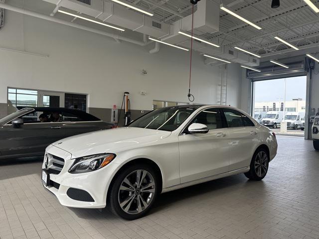 used 2018 Mercedes-Benz C-Class car, priced at $19,899