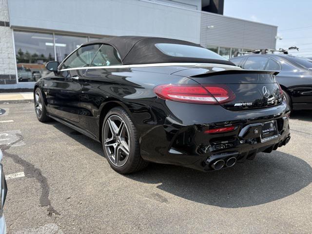 used 2022 Mercedes-Benz AMG C 43 car, priced at $54,997