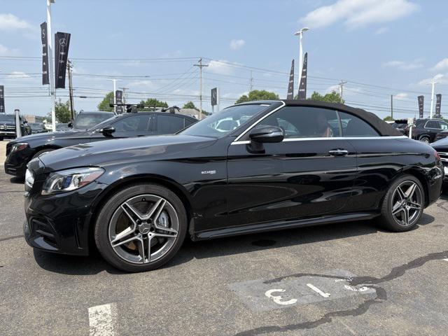 used 2022 Mercedes-Benz AMG C 43 car, priced at $54,997