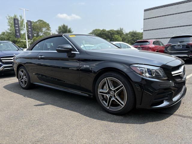 used 2022 Mercedes-Benz AMG C 43 car, priced at $54,997