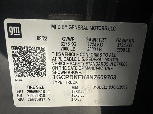 used 2022 Chevrolet Silverado 1500 car, priced at $36,293