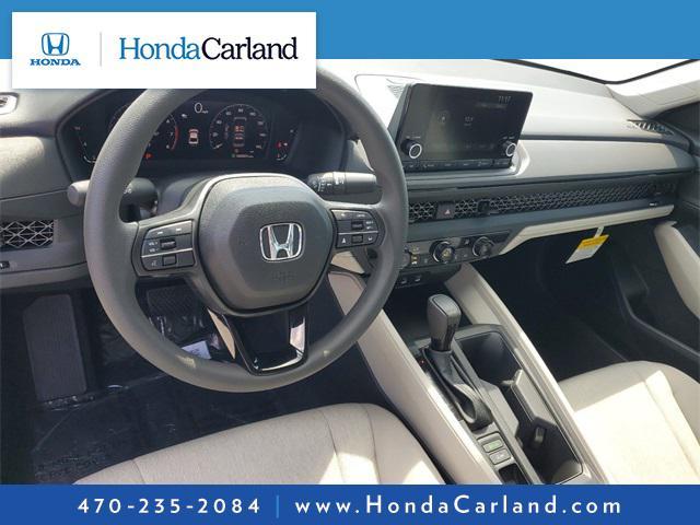 new 2024 Honda Accord car, priced at $29,445