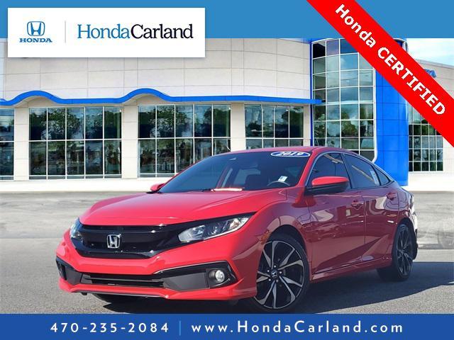 used 2019 Honda Civic car, priced at $19,283