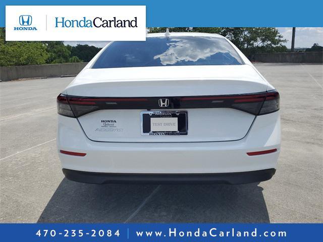 new 2024 Honda Accord car, priced at $31,460