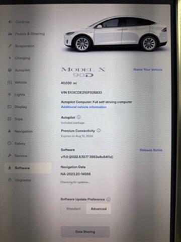 used 2016 Tesla Model X car, priced at $27,999