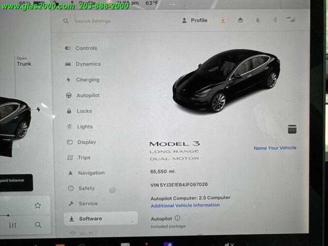 used 2018 Tesla Model 3 car, priced at $19,999