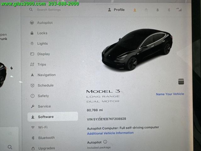 used 2019 Tesla Model 3 car, priced at $19,999