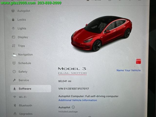 used 2018 Tesla Model 3 car, priced at $19,999