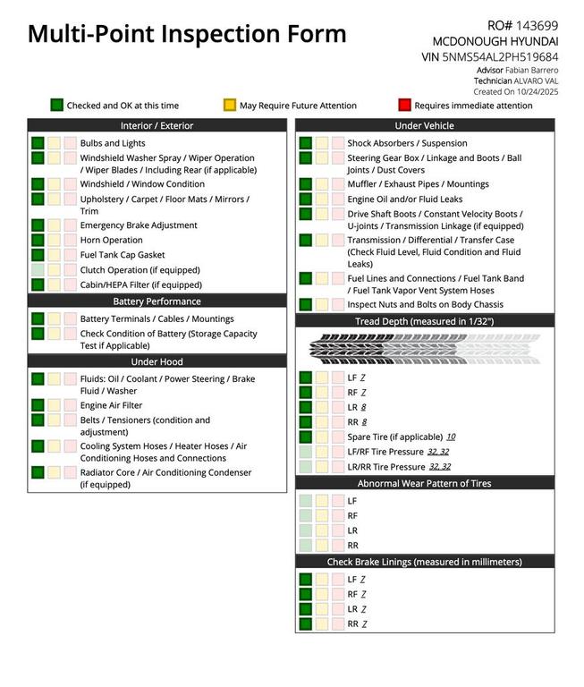used 2023 Hyundai Santa Fe car, priced at $20,888