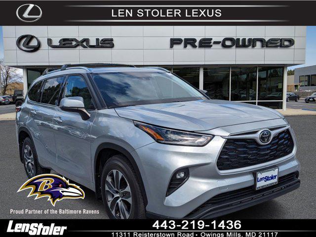 used 2021 Toyota Highlander car, priced at $29,936