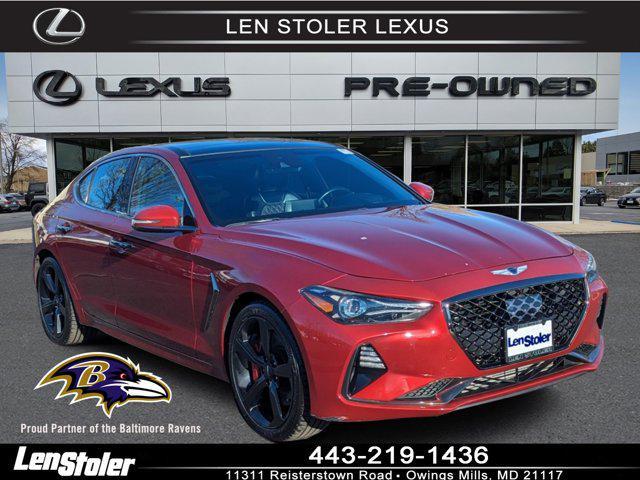 used 2019 Genesis G70 car, priced at $33,258