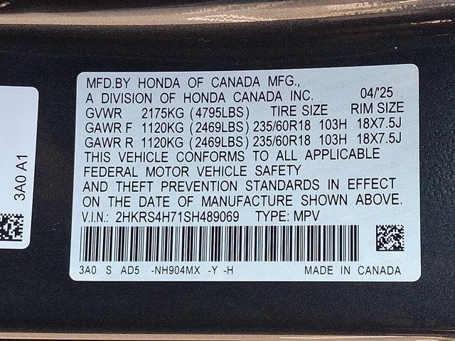 new 2025 Honda CR-V car, priced at $37,895