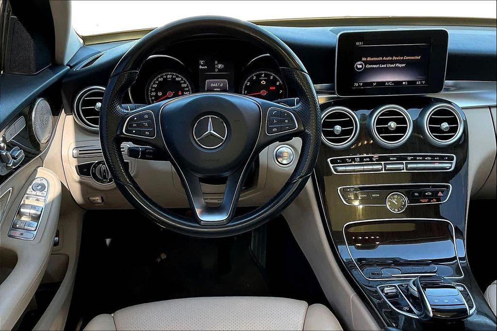 used 2015 Mercedes-Benz C-Class car, priced at $13,889