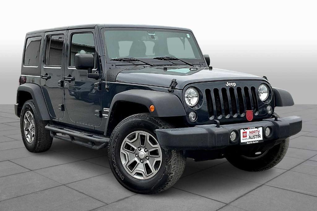 used 2017 Jeep Wrangler Unlimited car, priced at $22,942