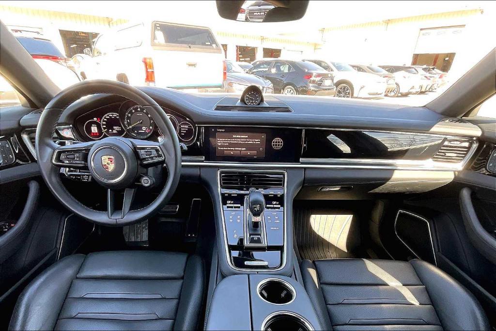 used 2023 Porsche Panamera e-Hybrid car, priced at $79,999