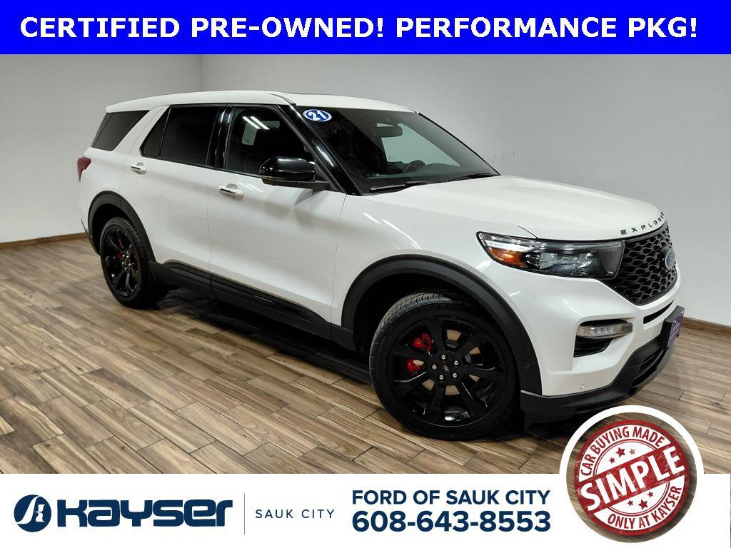 used 2021 Ford Explorer car, priced at $29,799
