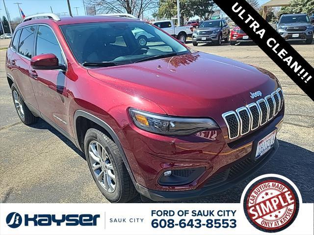 used 2021 Jeep Cherokee car, priced at $23,745