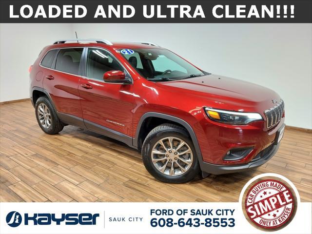 used 2021 Jeep Cherokee car, priced at $22,900