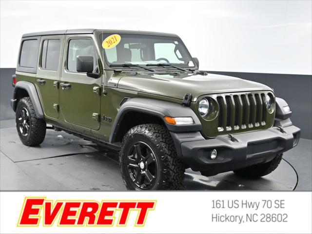 used 2021 Jeep Wrangler Unlimited car, priced at $31,000