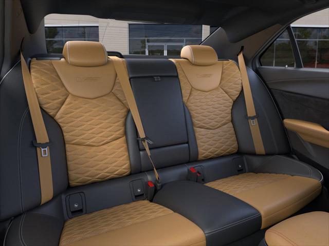 new 2025 Cadillac CT4-V car, priced at $75,490