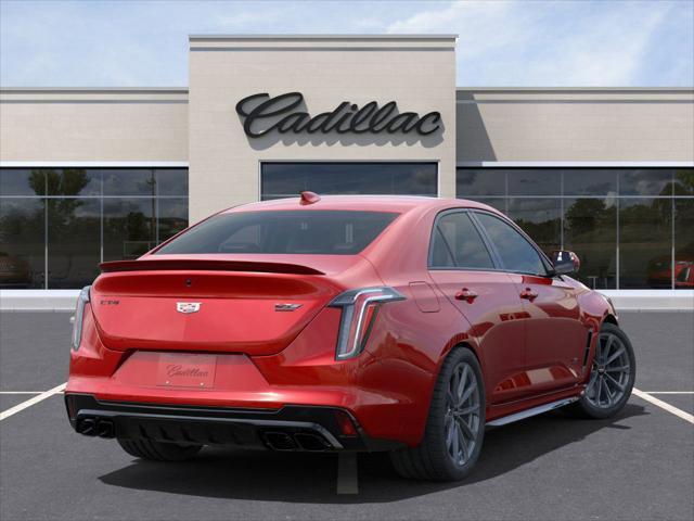 new 2025 Cadillac CT4-V car, priced at $75,490