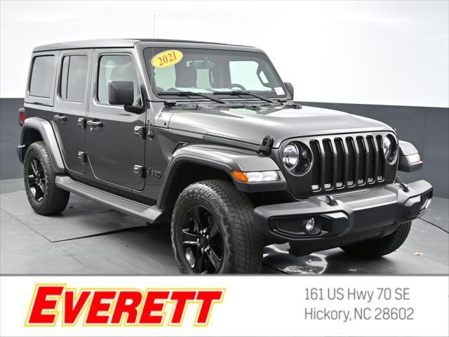 used 2021 Jeep Wrangler Unlimited car, priced at $37,700