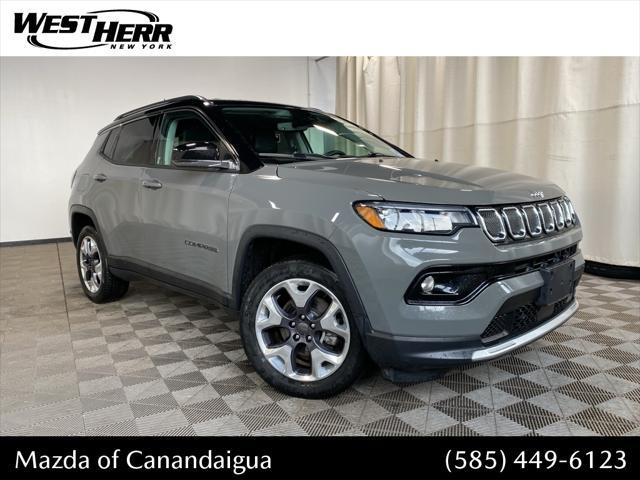 used 2022 Jeep Compass car, priced at $22,560