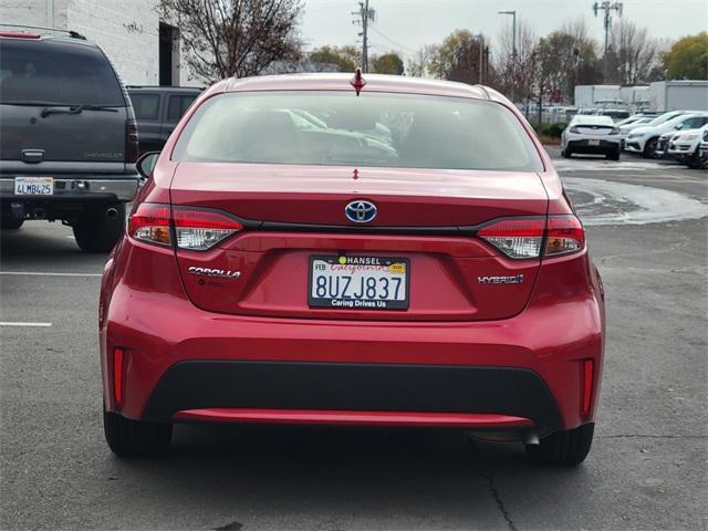 used 2021 Toyota Corolla Hybrid car, priced at $23,000