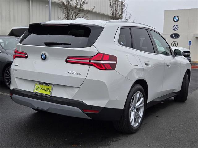 new 2025 BMW X3 car, priced at $55,510