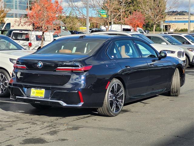 new 2025 BMW 740 car, priced at $102,900