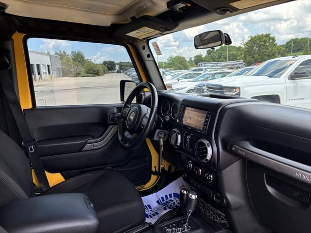 used 2015 Jeep Wrangler Unlimited car, priced at $17,038