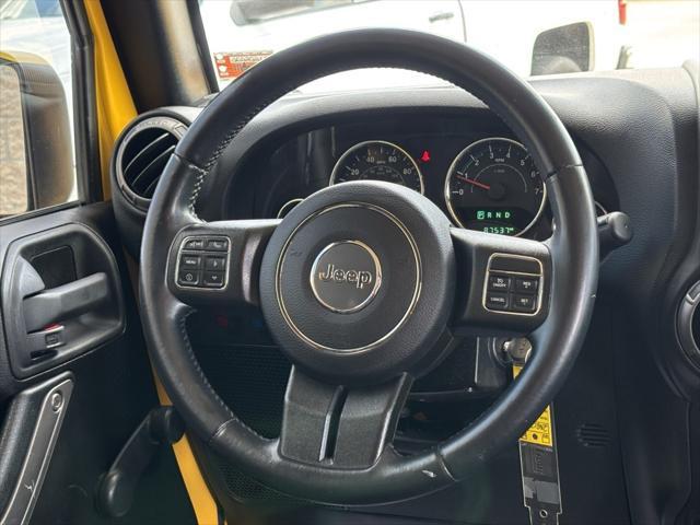 used 2015 Jeep Wrangler Unlimited car, priced at $17,038