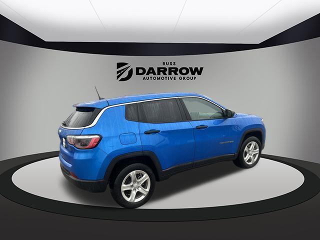 used 2023 Jeep Compass car, priced at $22,100