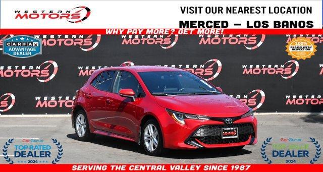 used 2021 Toyota Corolla Hatchback car, priced at $19,500