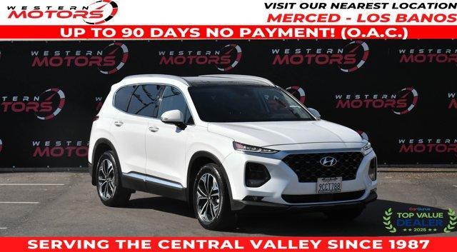 used 2020 Hyundai Santa Fe car, priced at $18,999