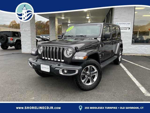 used 2020 Jeep Wrangler Unlimited car, priced at $31,154