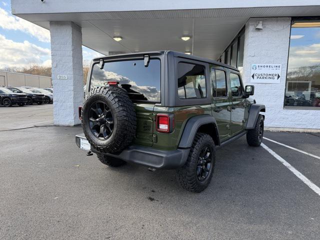 used 2021 Jeep Wrangler Unlimited car, priced at $31,436