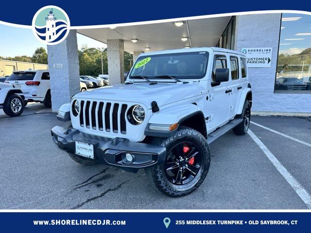 used 2021 Jeep Wrangler Unlimited car, priced at $33,042
