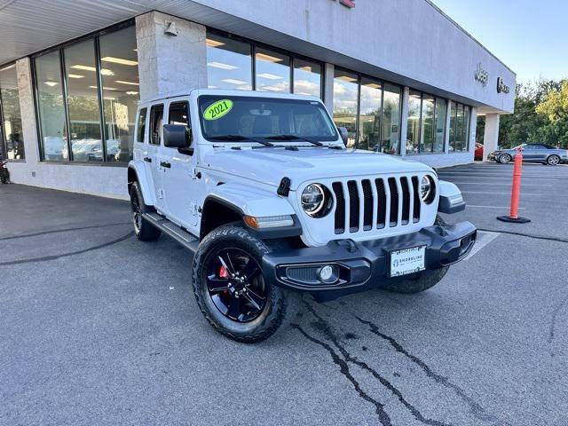 used 2021 Jeep Wrangler Unlimited car, priced at $33,042