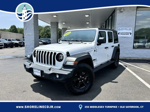 used 2022 Jeep Wrangler Unlimited car, priced at $32,521