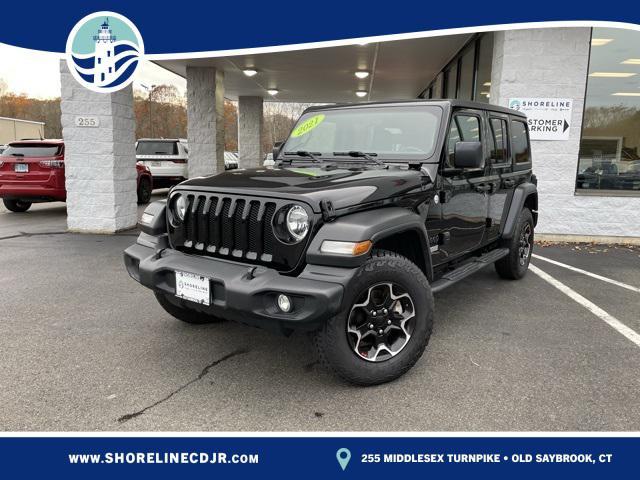 used 2021 Jeep Wrangler Unlimited car, priced at $26,657